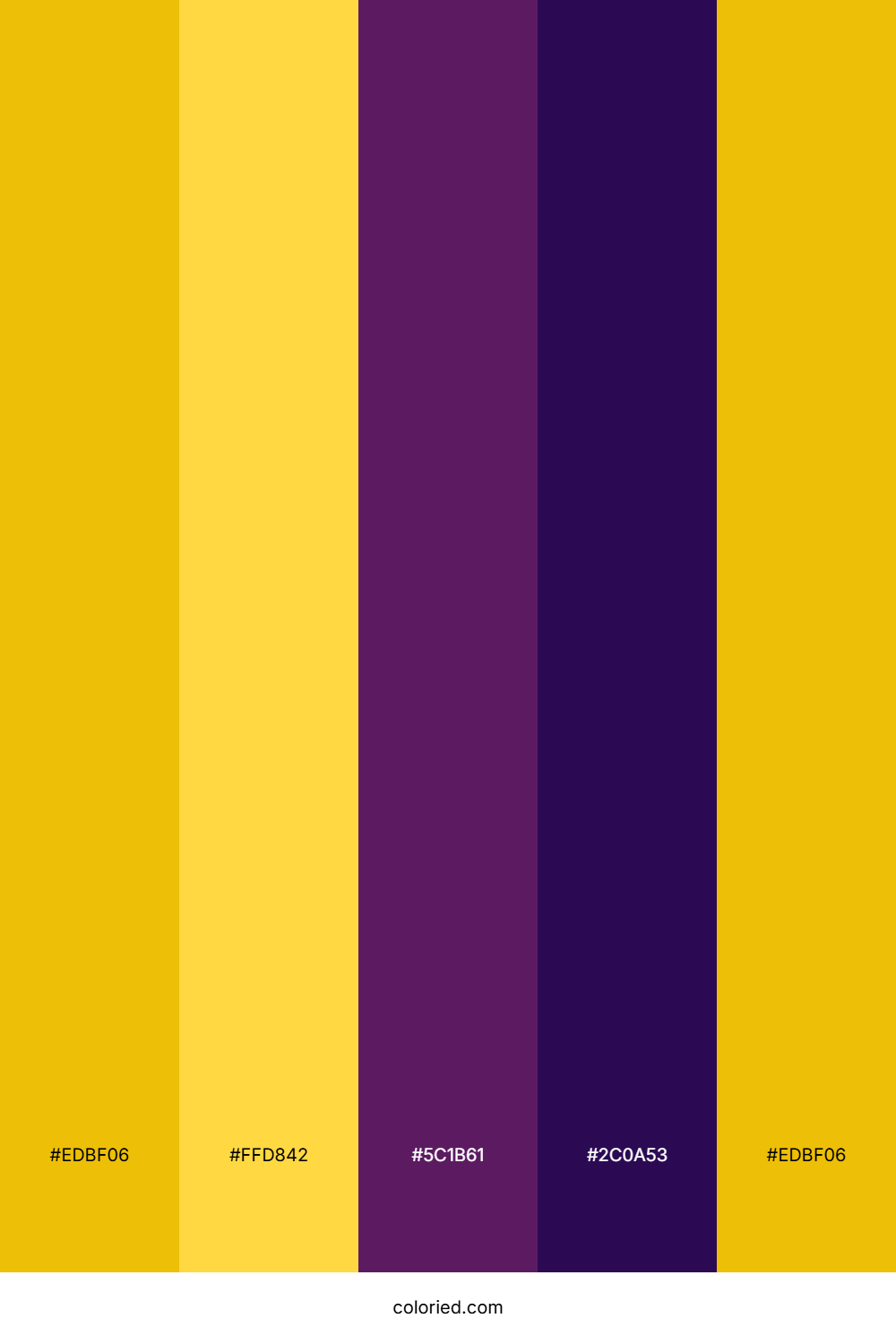 Goldenrod And Plum Color Palette