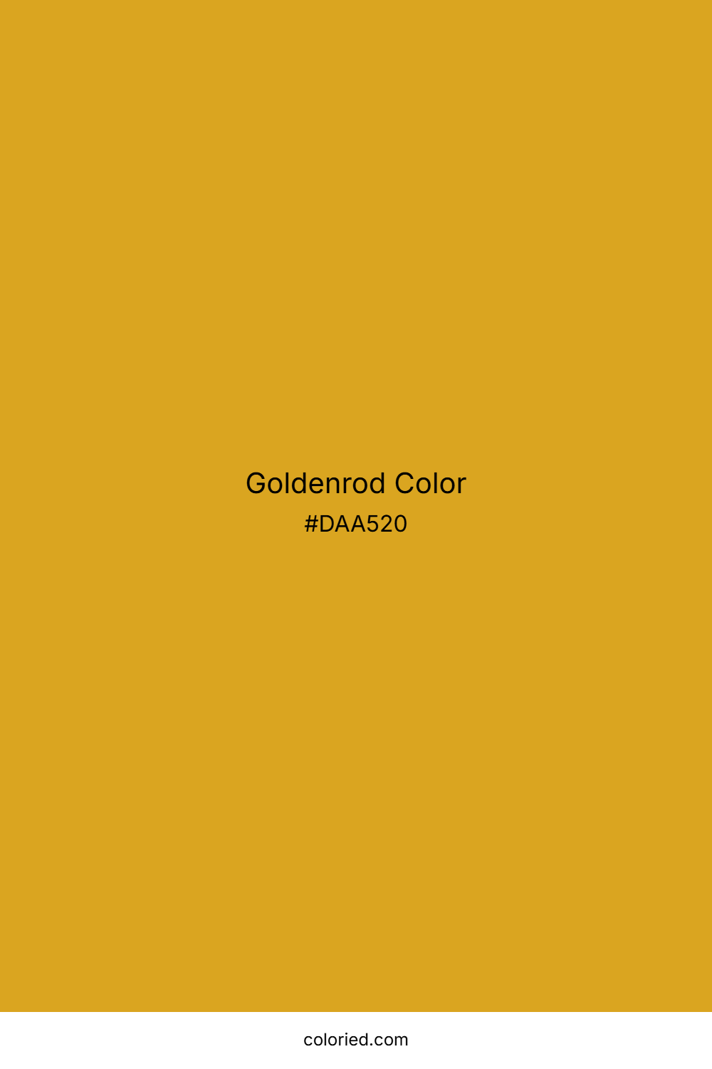 Goldenrod Color