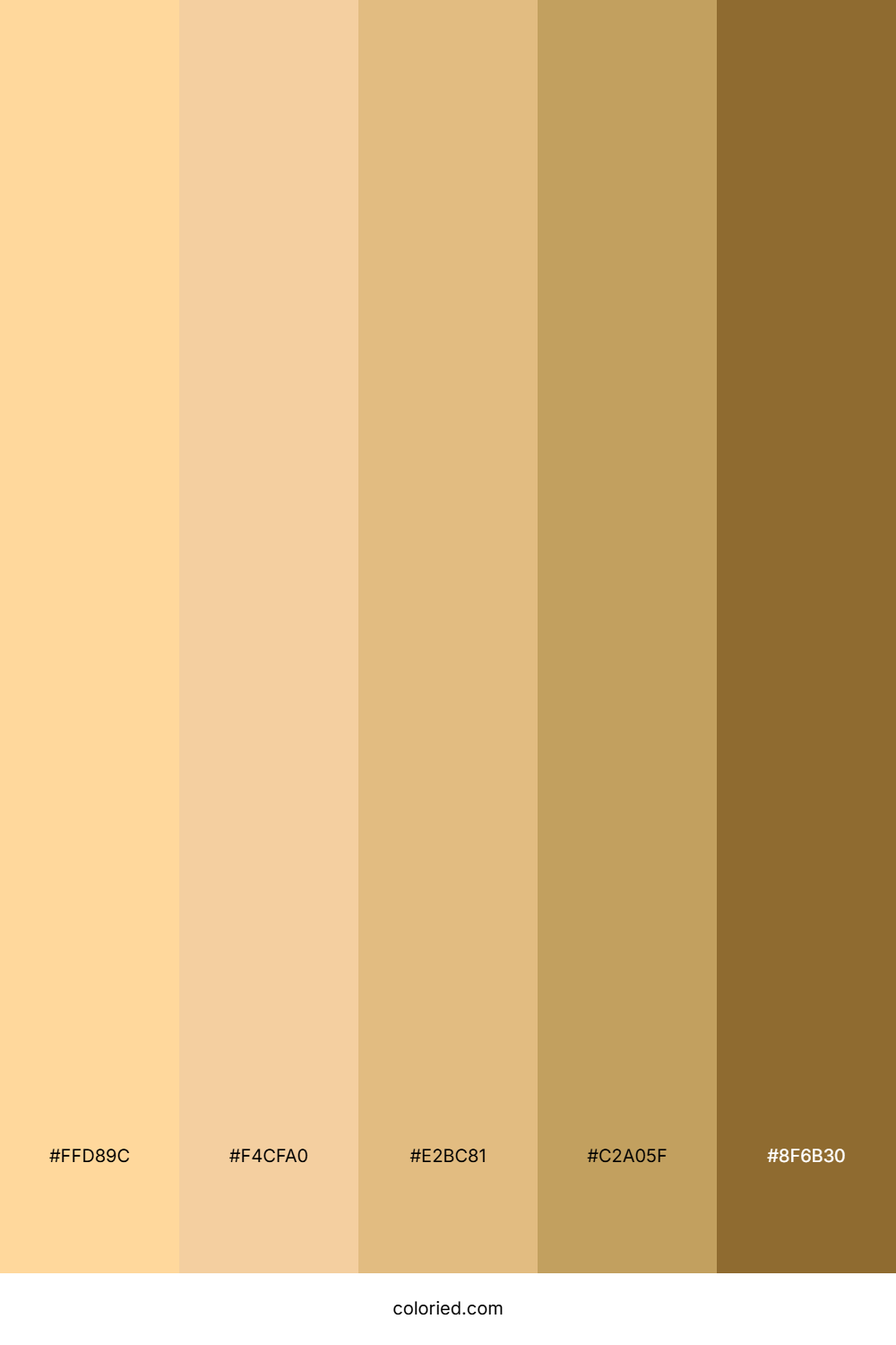 Goldenrod Yellow and Honey Beige Color Palette
