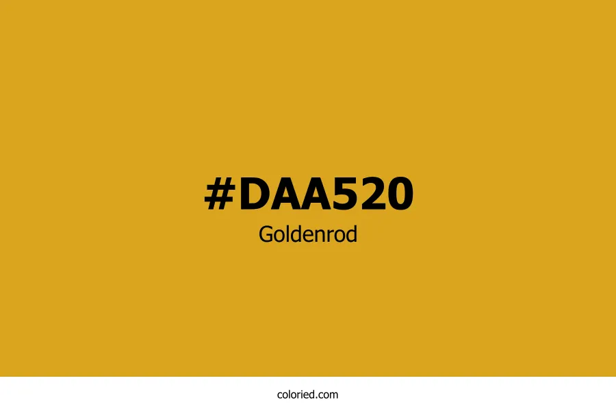 Goldenrod Color Hex Code