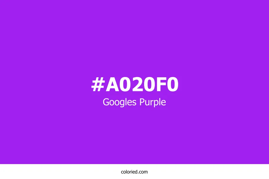 Googles Purple Color