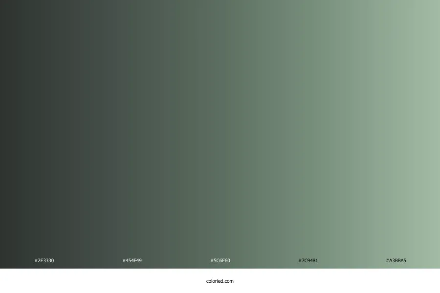 Gray Green Gradient