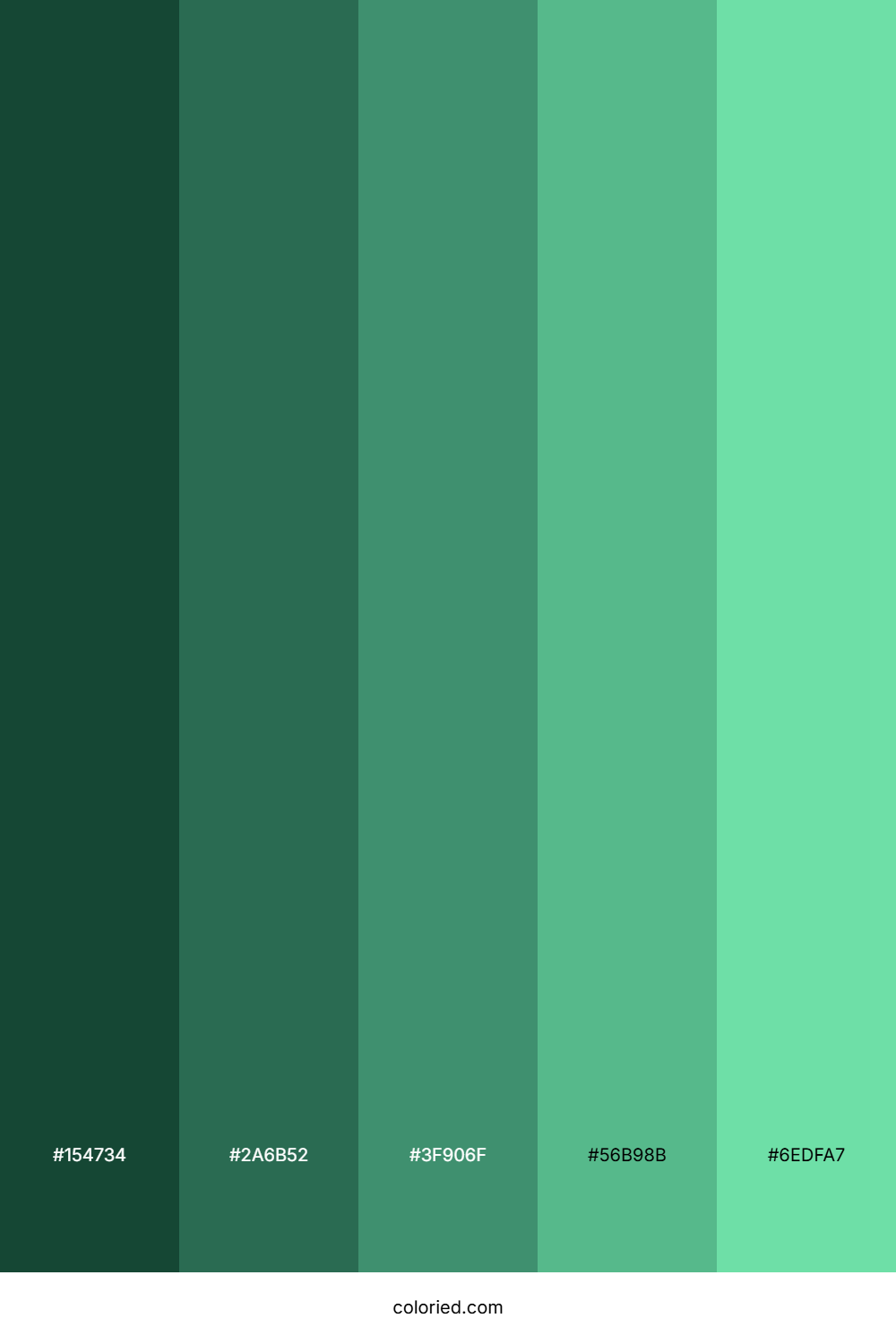 Green and Green Color Palette