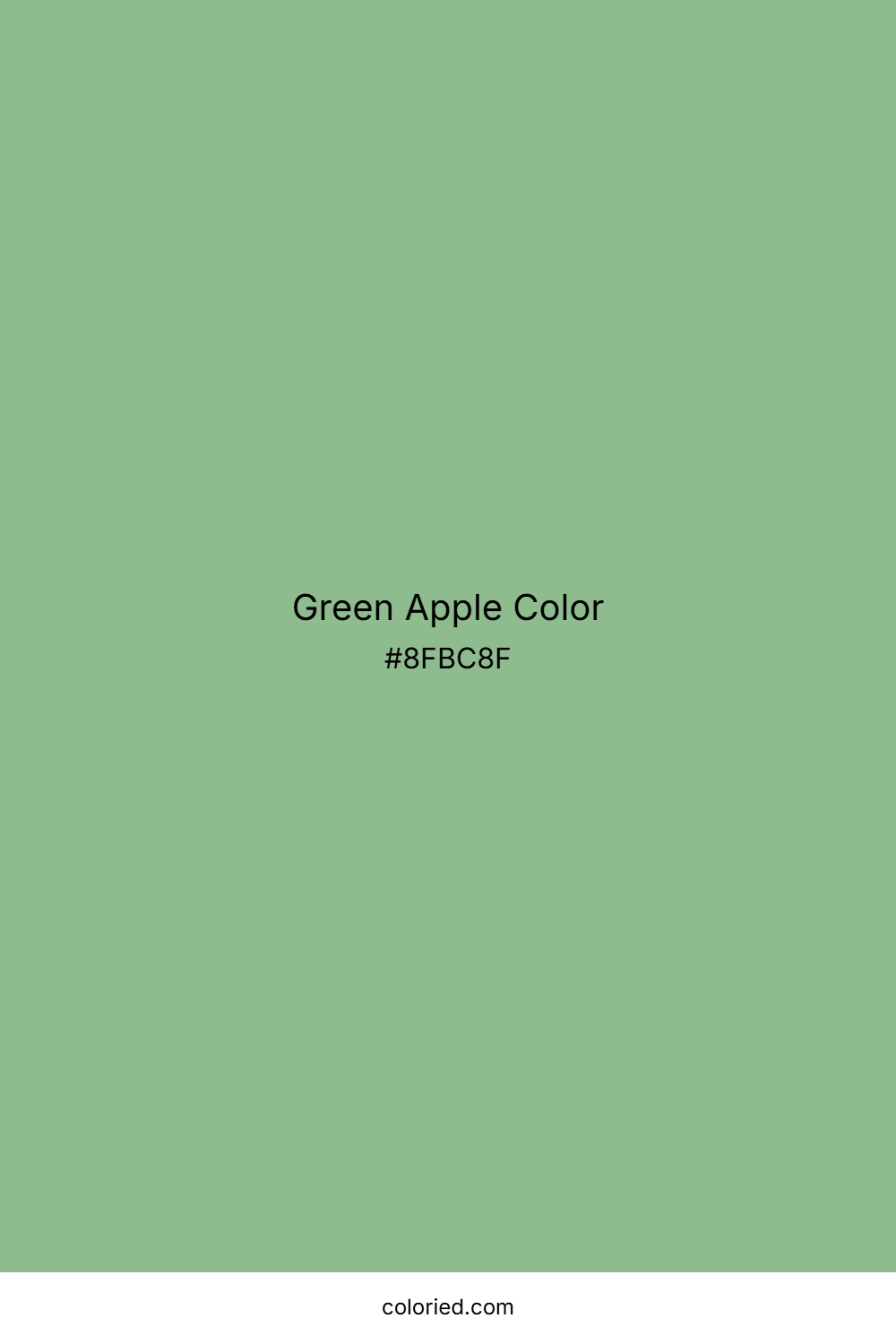 Green Apple Color