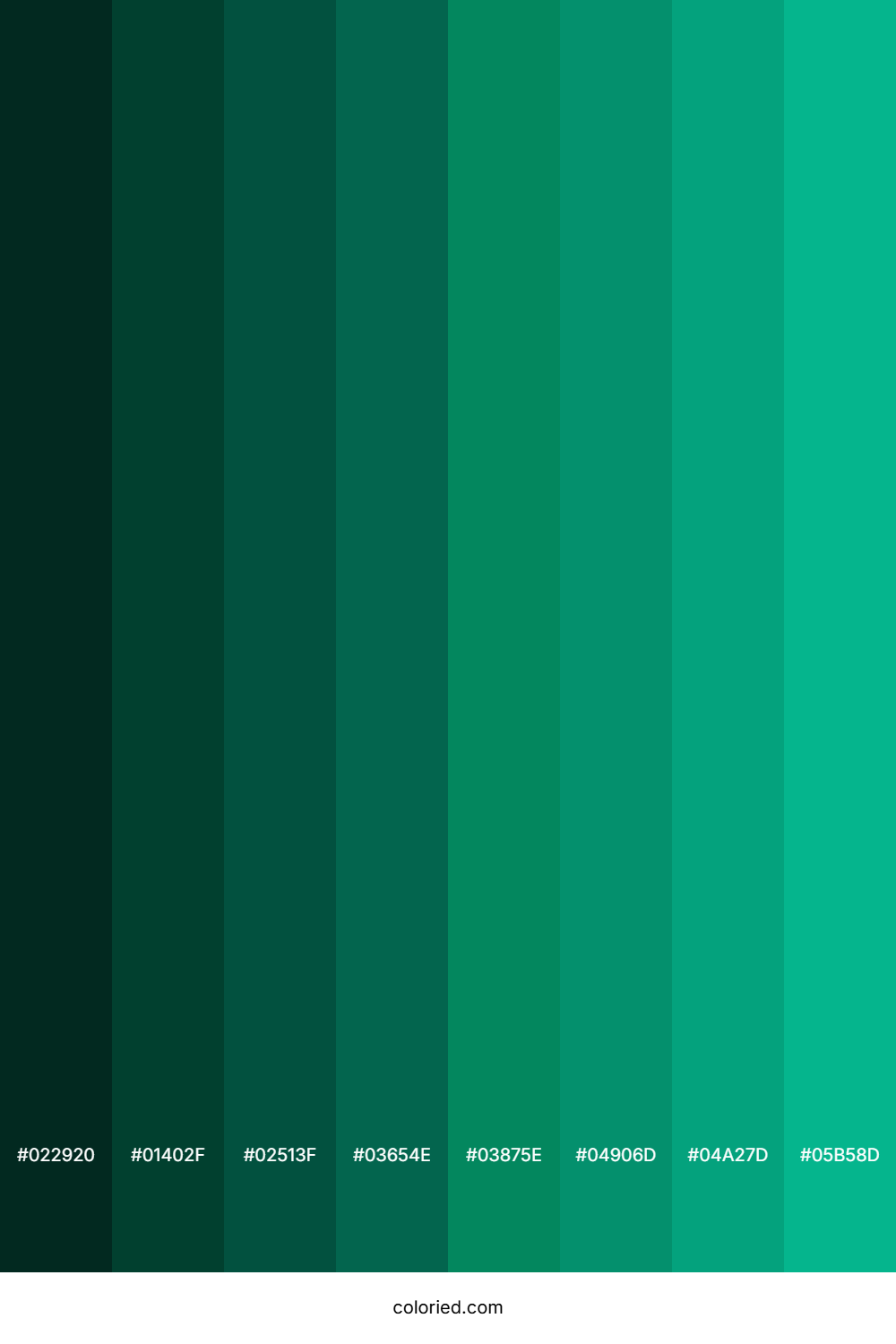 Green Blue Color Shades
