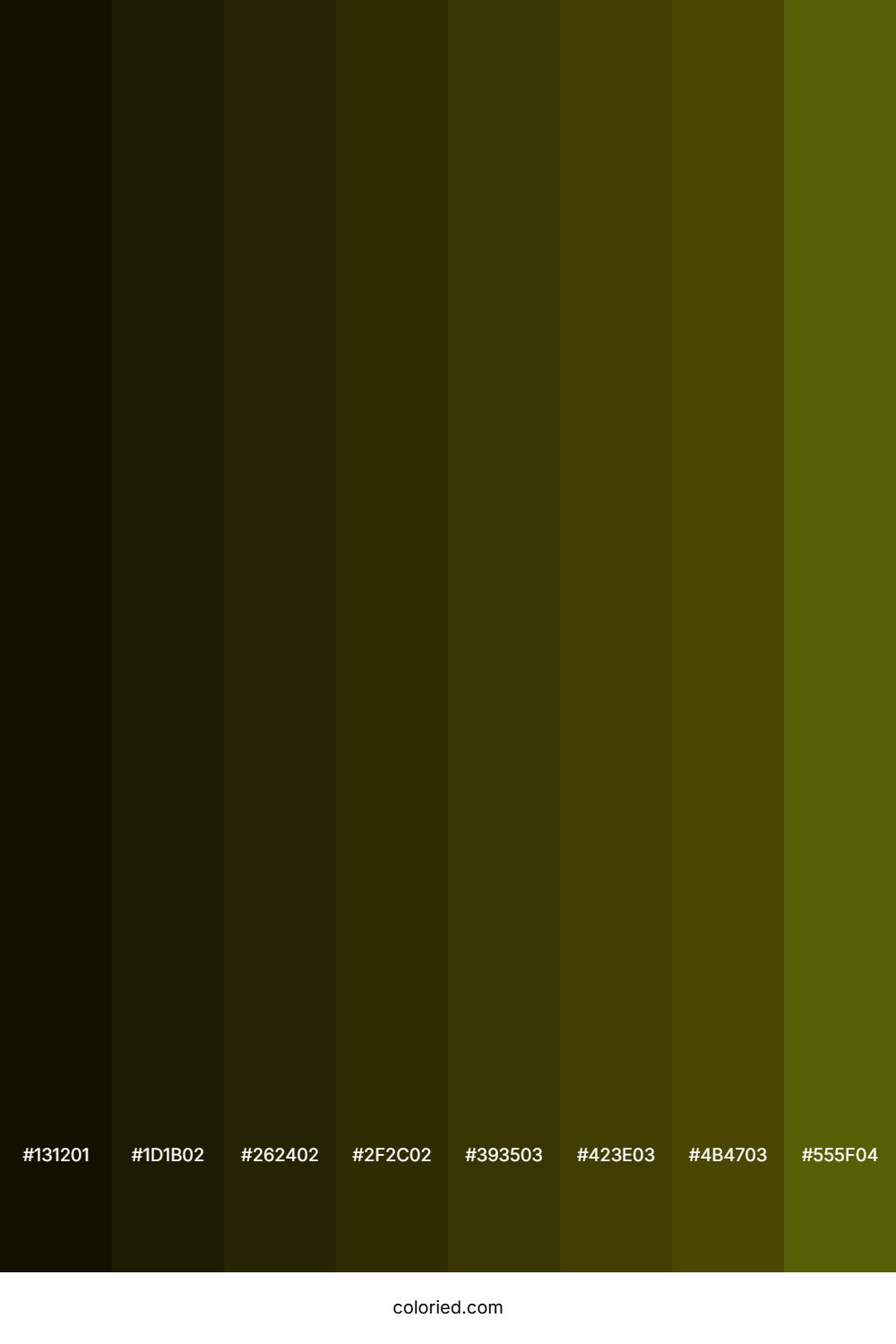 Green Brown Color Shades