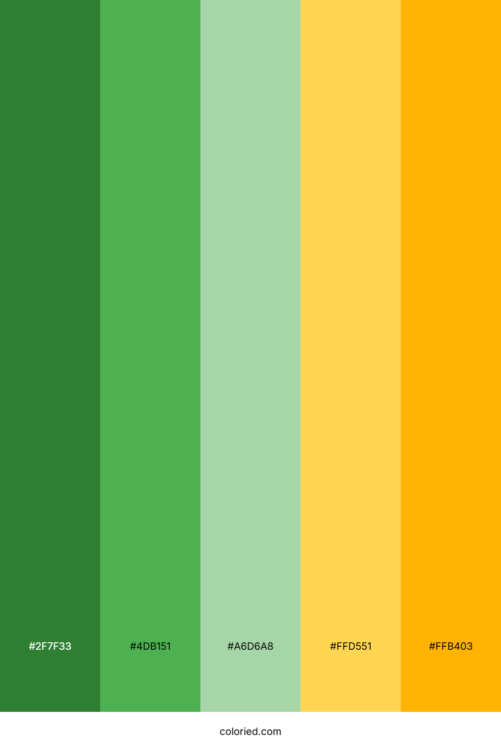 Green Gold Color Palette