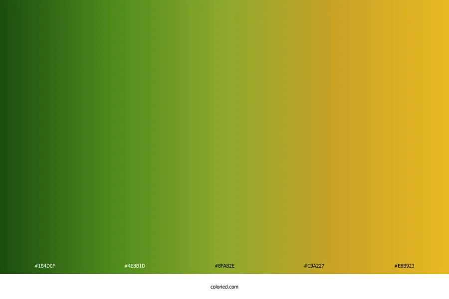 Green to Gold Gradient