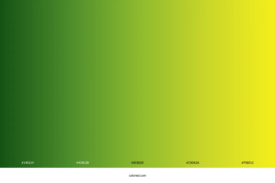 Green to Yellow Gradient