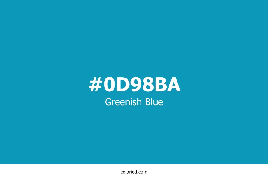 Greenish Blue Color