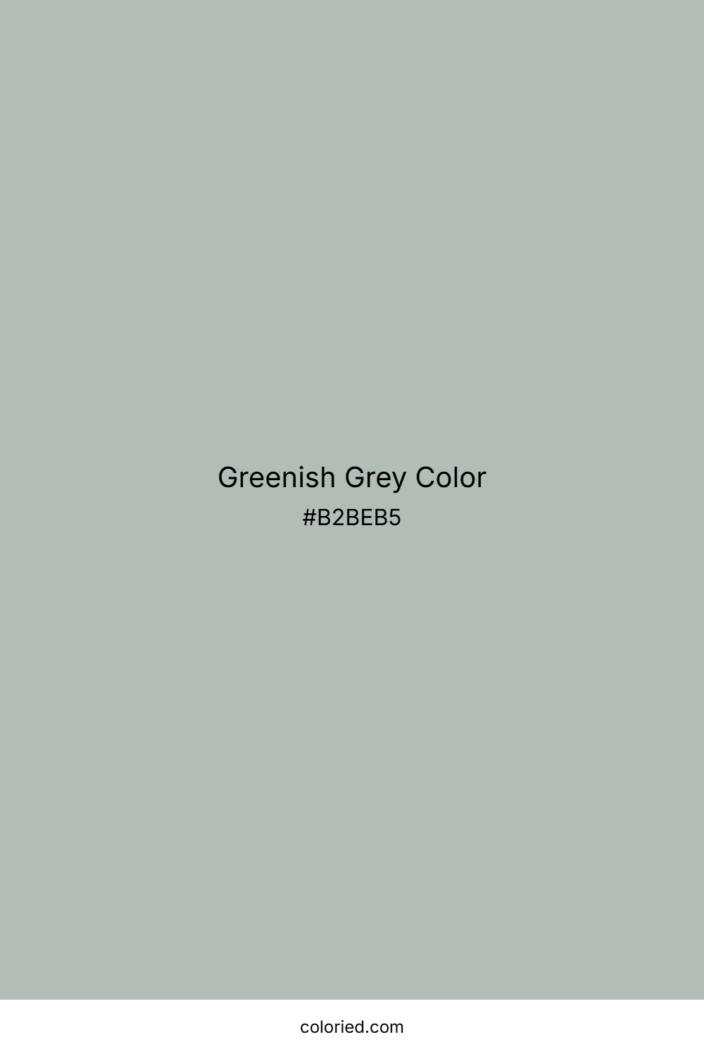Greenish Grey Color