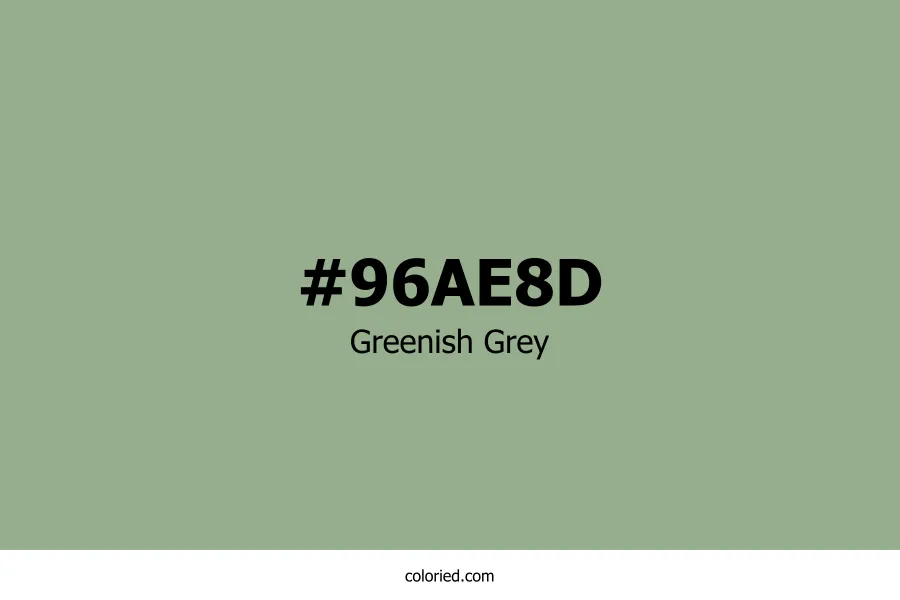 Greenish Grey Color