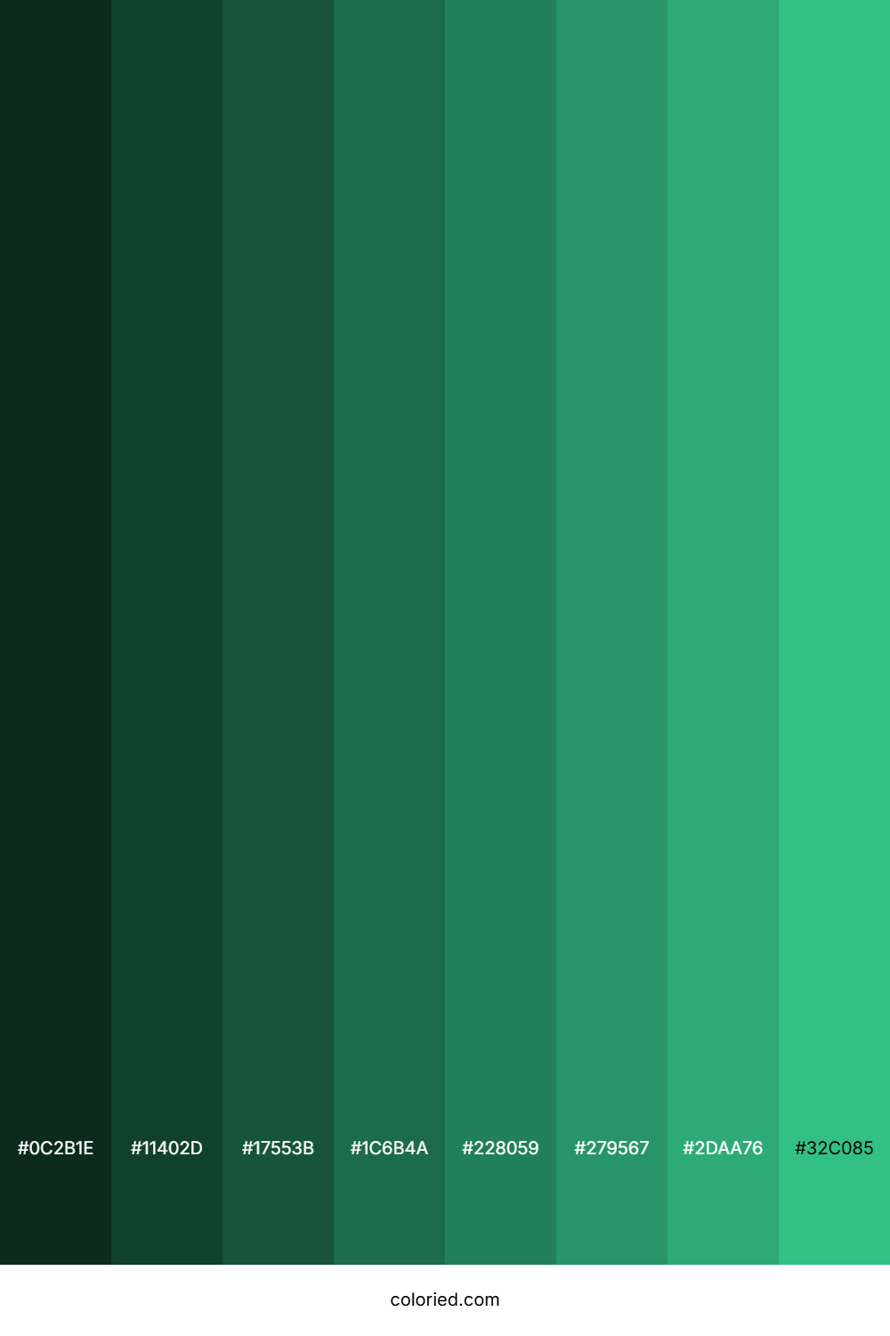 Greenish Teal Color Shades