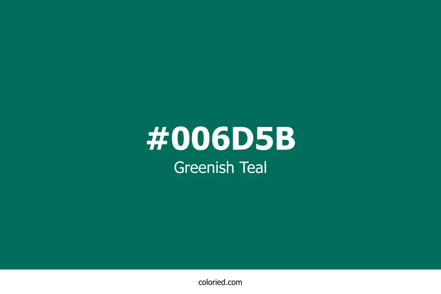 Greenish Teal Color