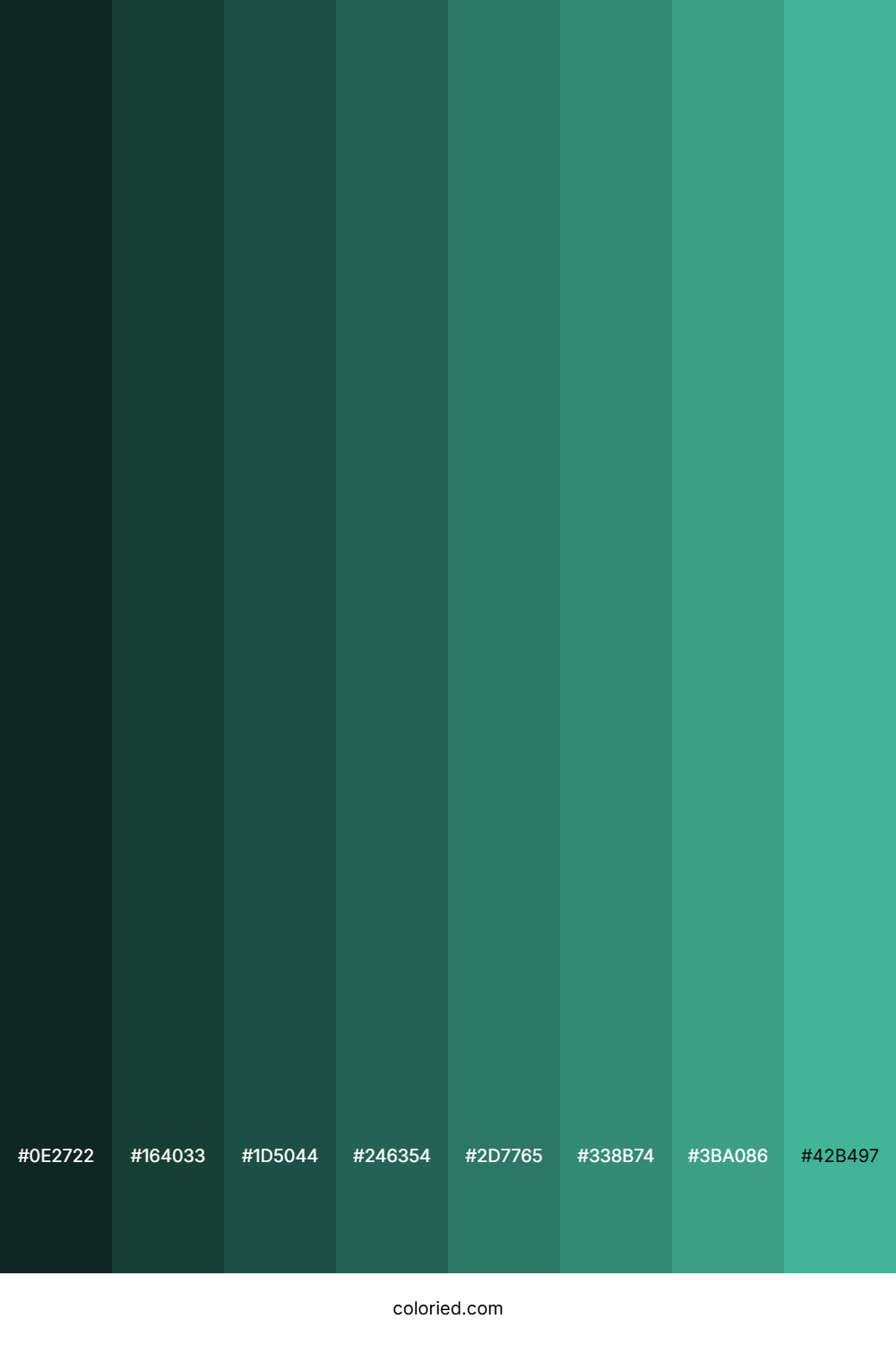 Greeny Blue Color Shades