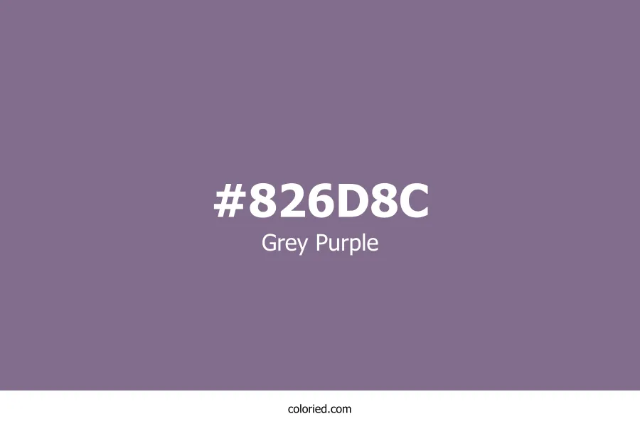 Grey Purple Color