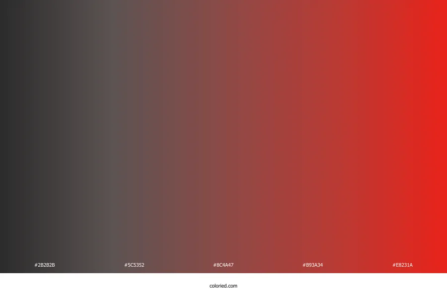 Grey Red Gradient