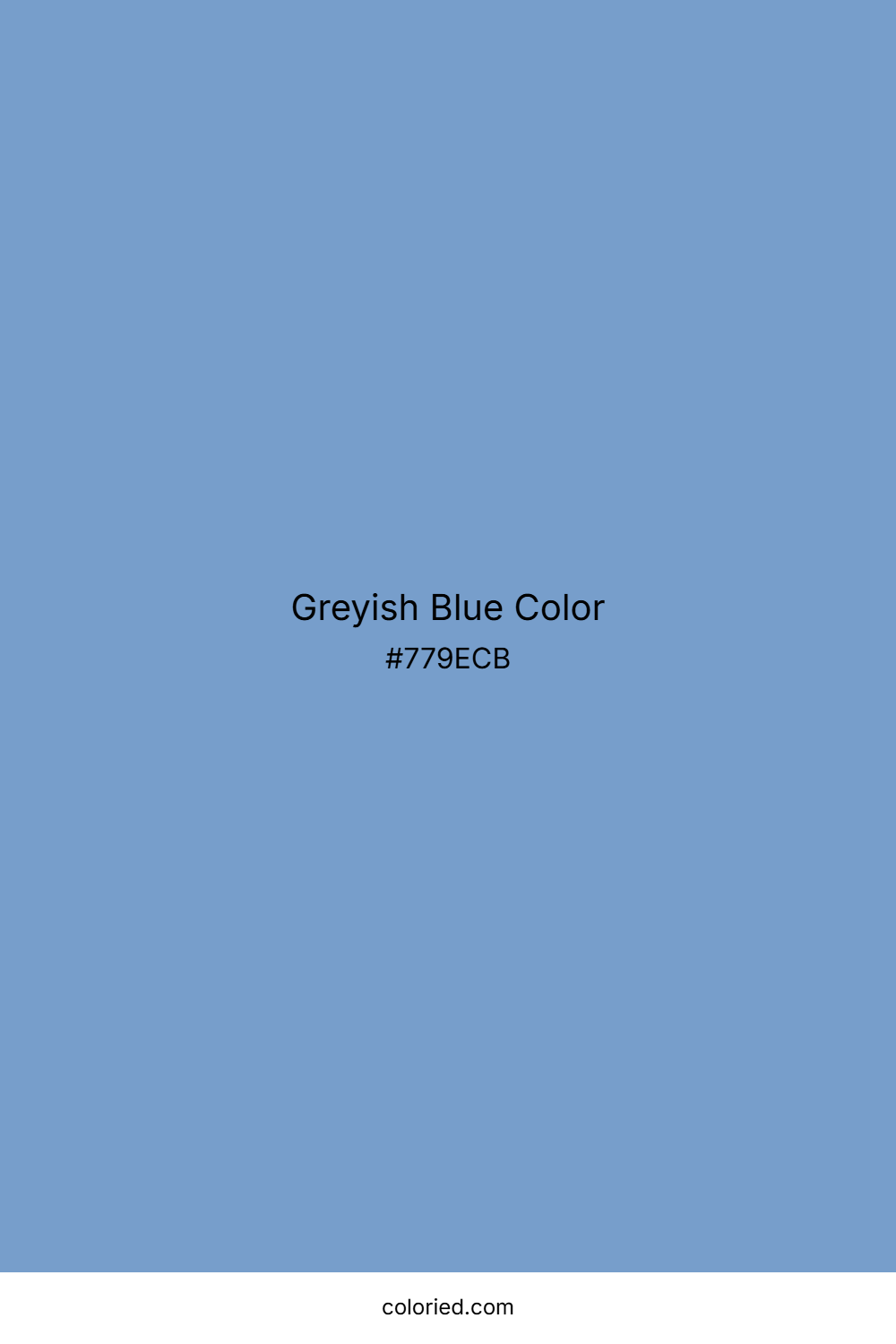 Greyish Blue Color