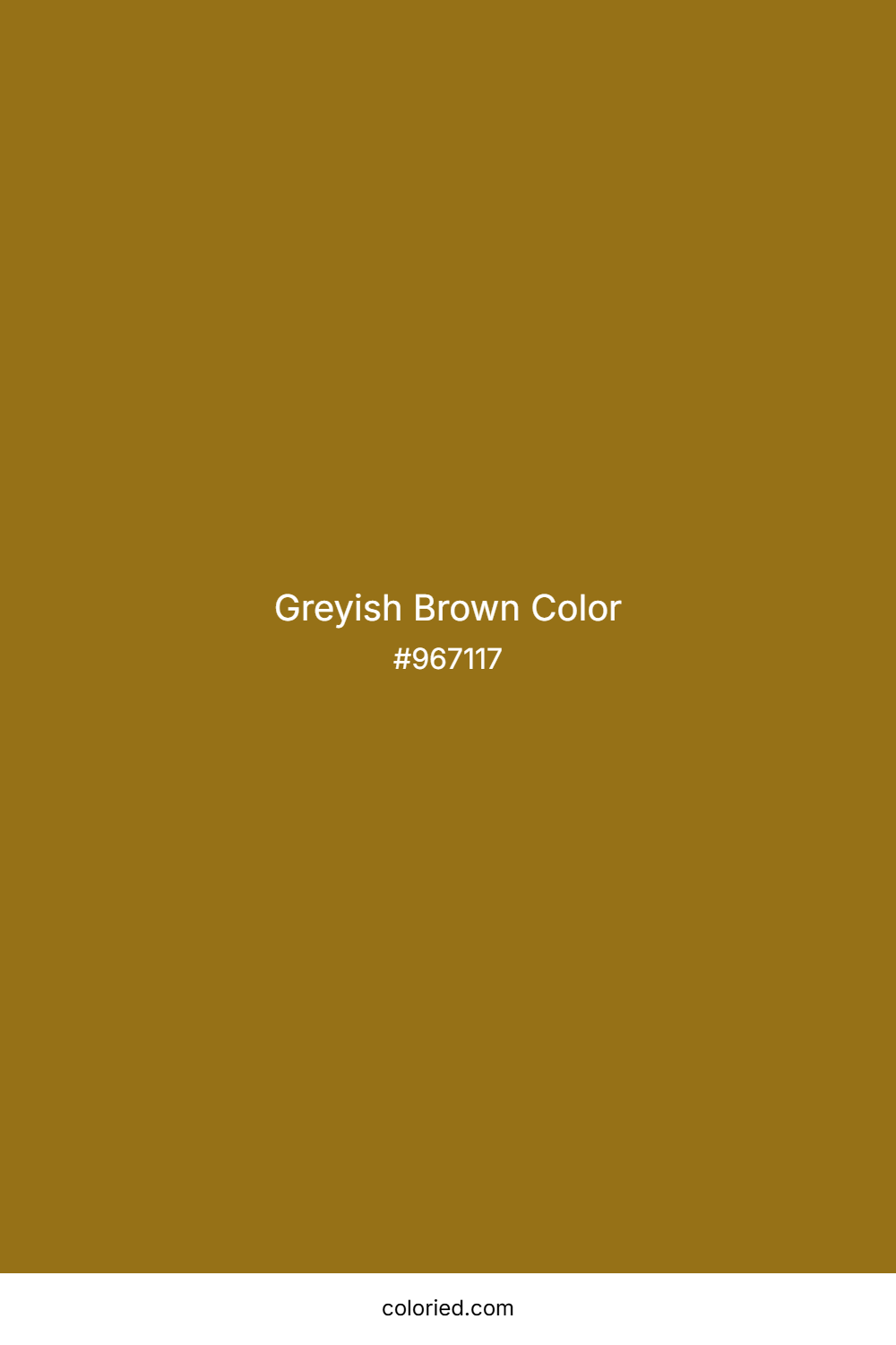 Greyish Brown Color