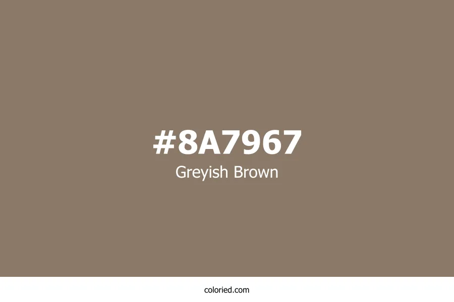 Greyish Brown Color Hex Code