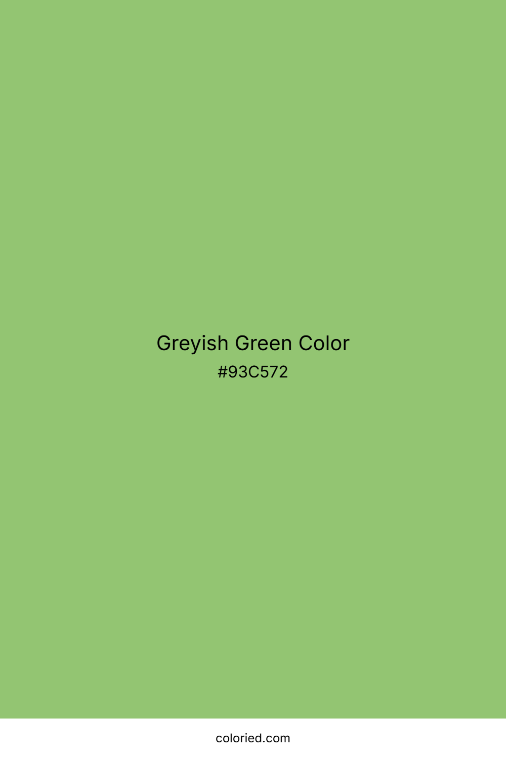 Greyish Green Color