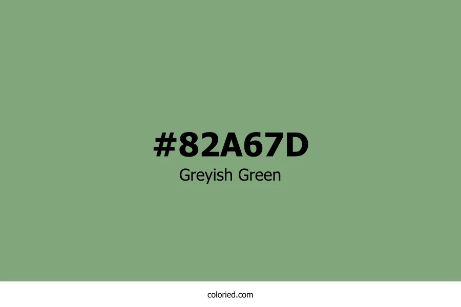Greyish Green Color