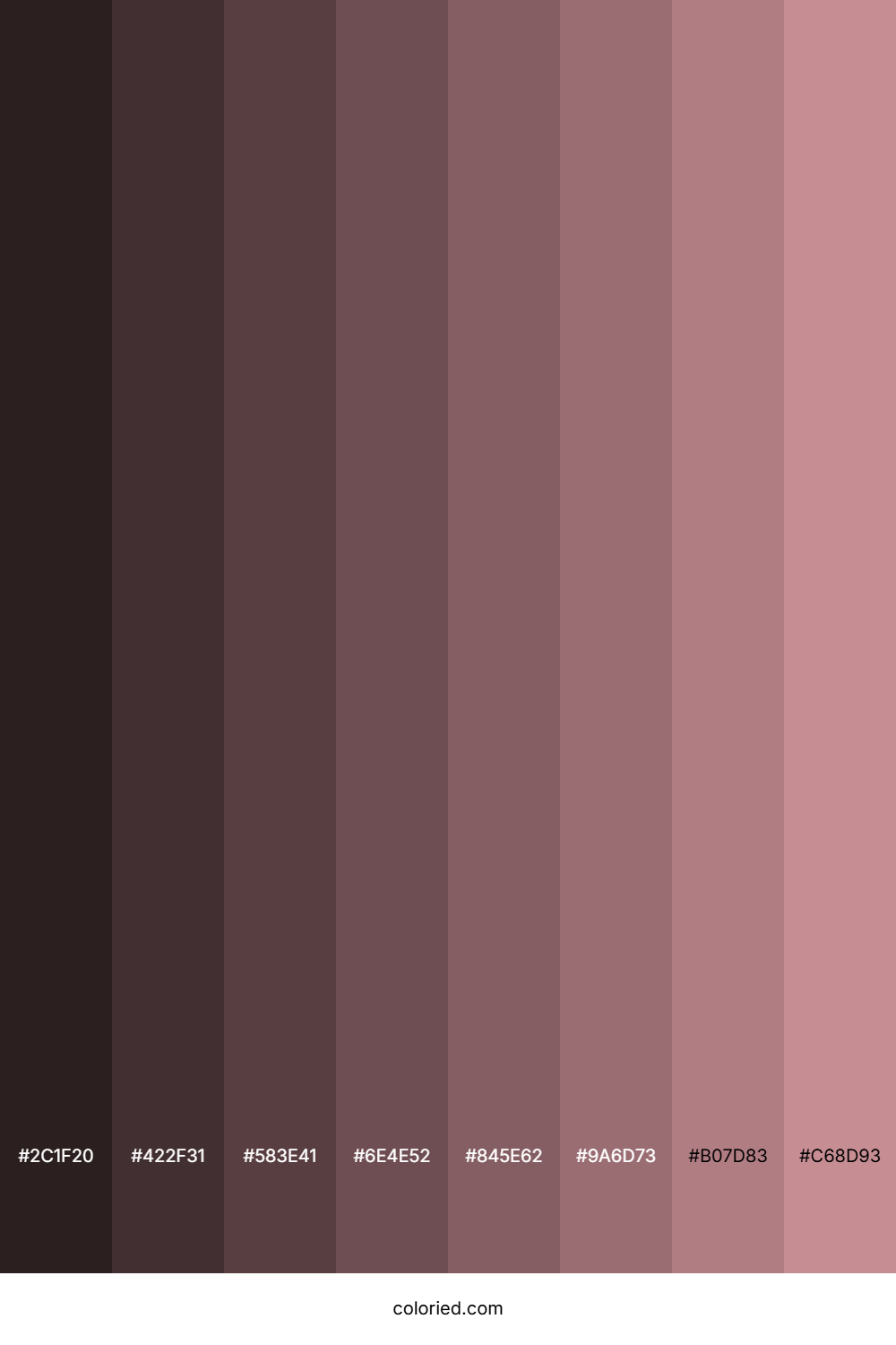 Greyish Pink Color Shades
