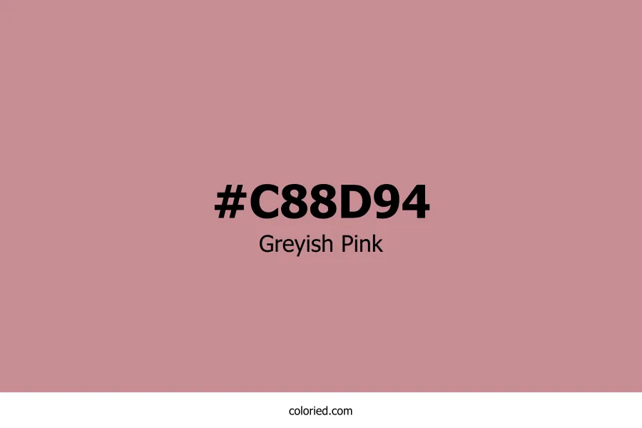 Greyish Pink Color