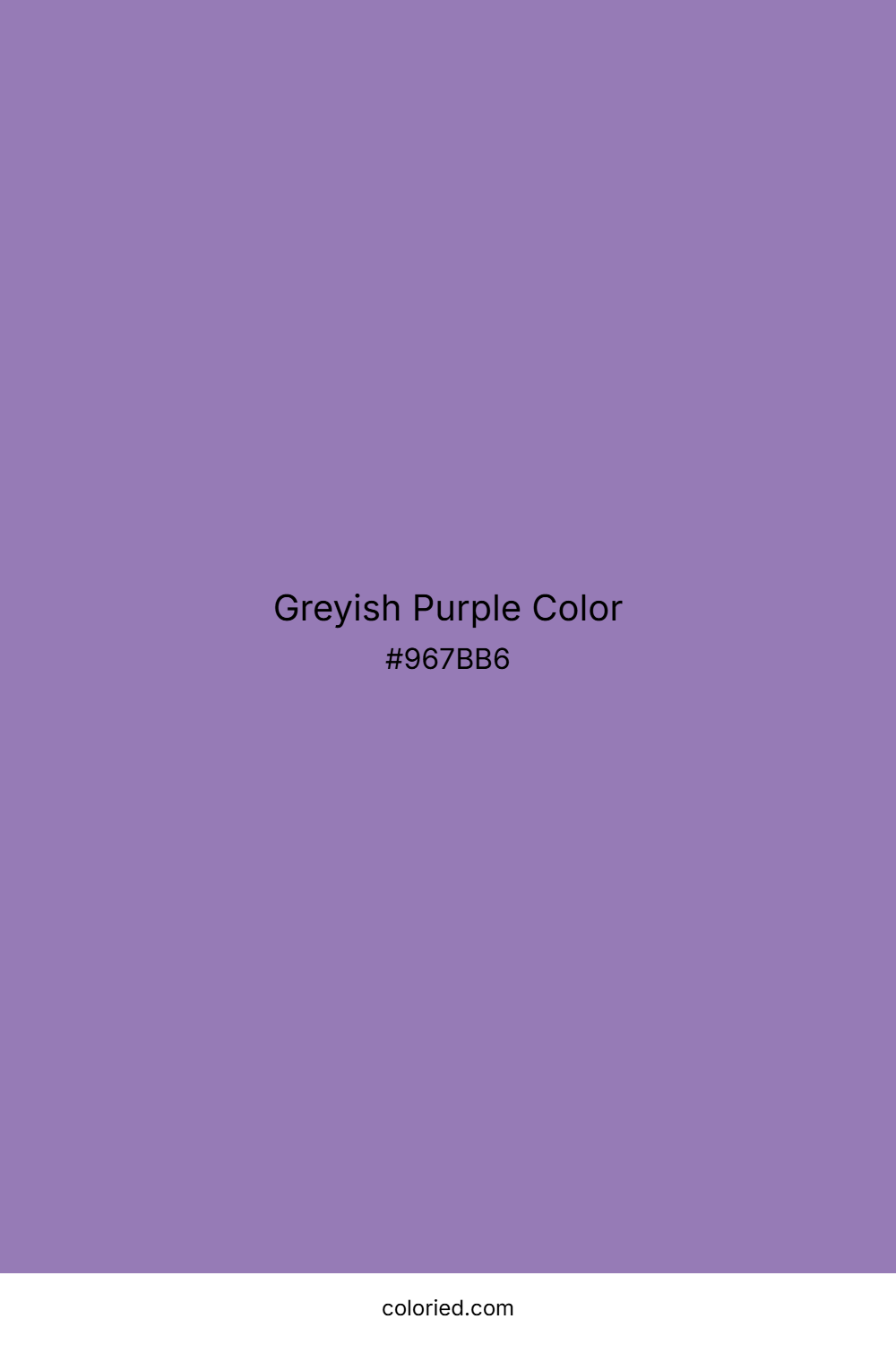 Greyish Purple Color