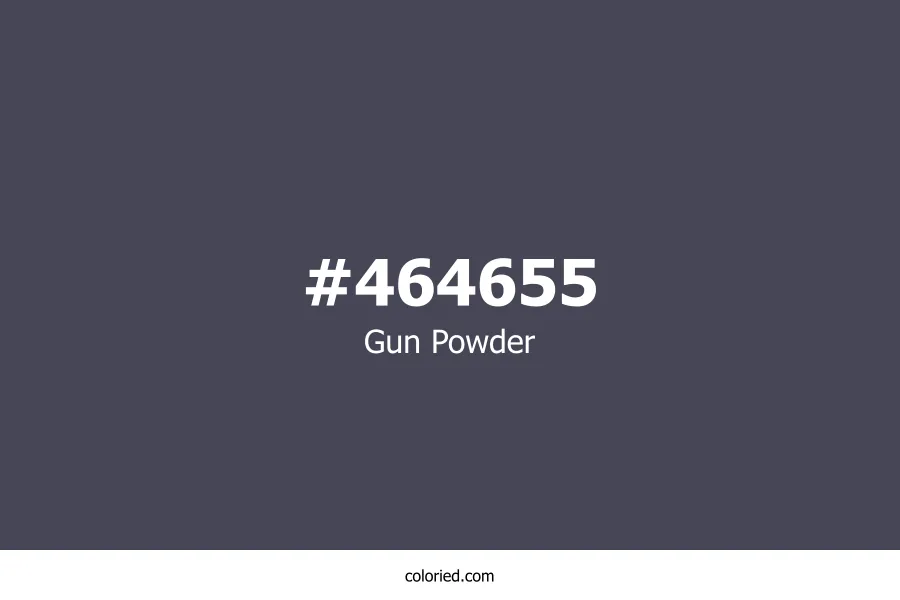 Gun Powder Color