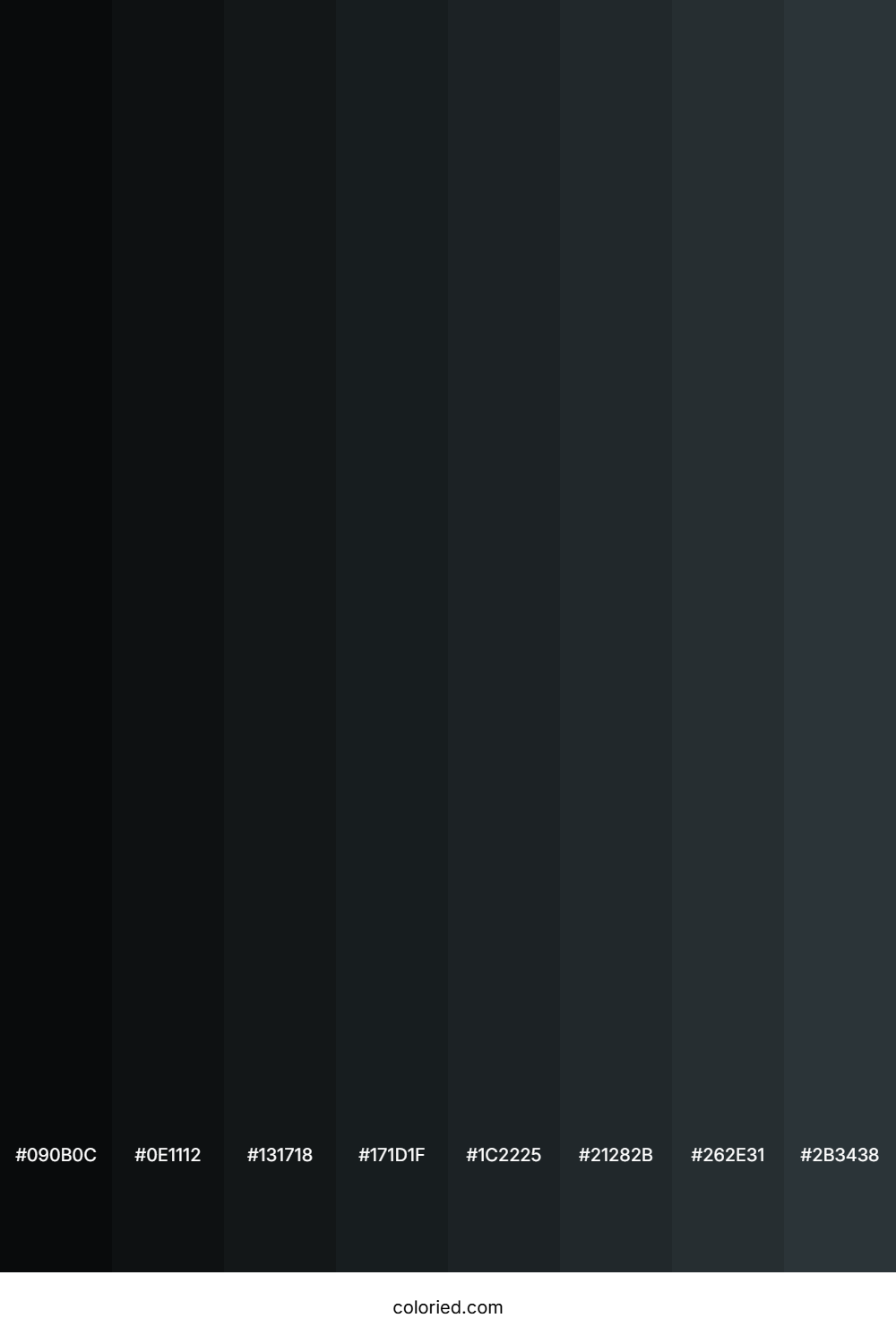 Gunmetal Color Shades