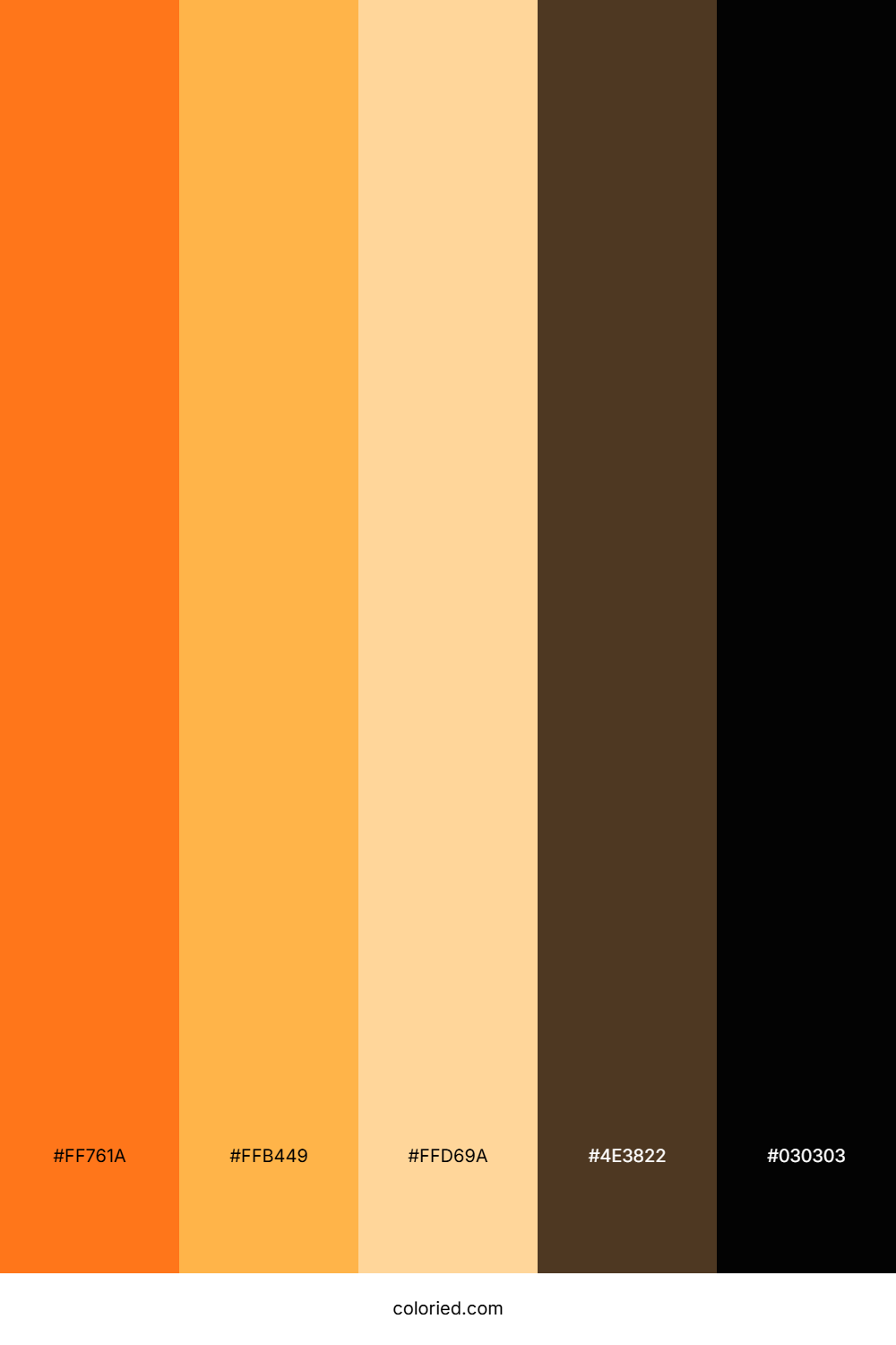 Happy Halloween Color Palette