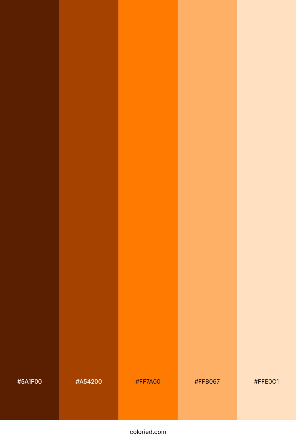 Happy Orange Color Palette