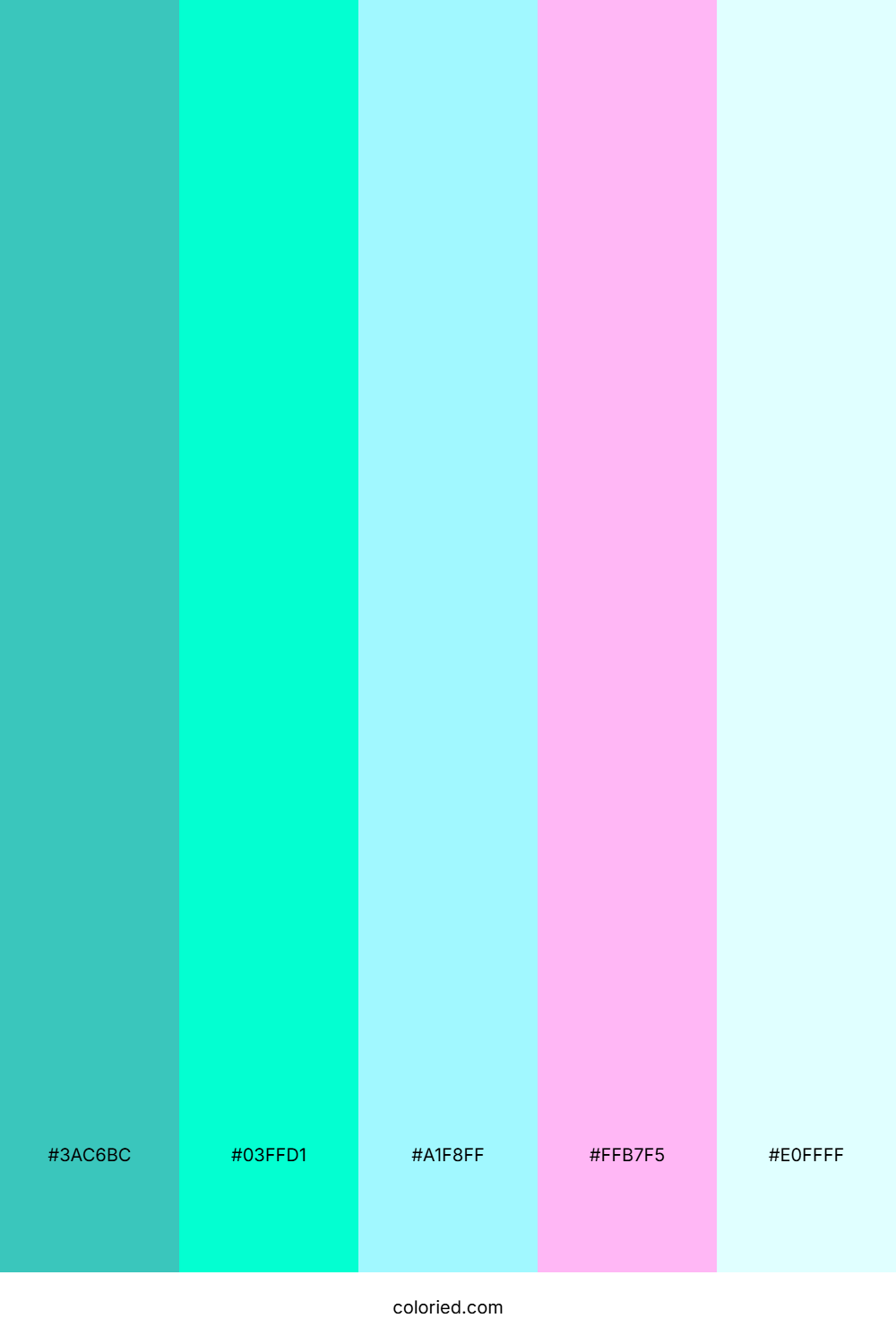 Hatsune Miku Color Palette