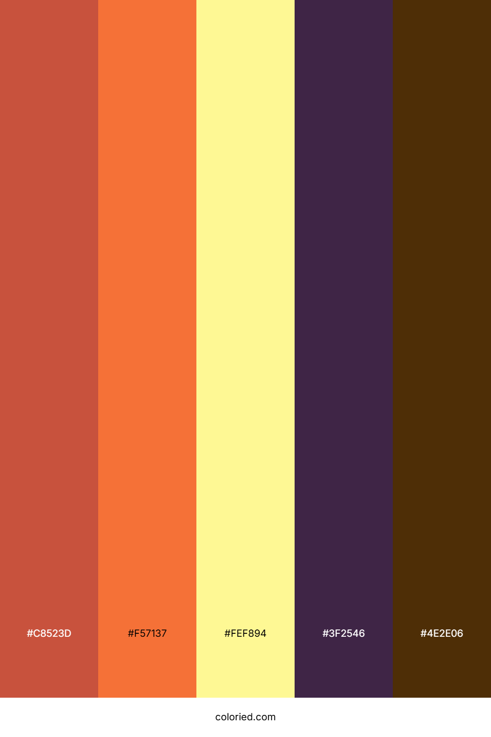 Haunted Pumpkin Patch Color Palette