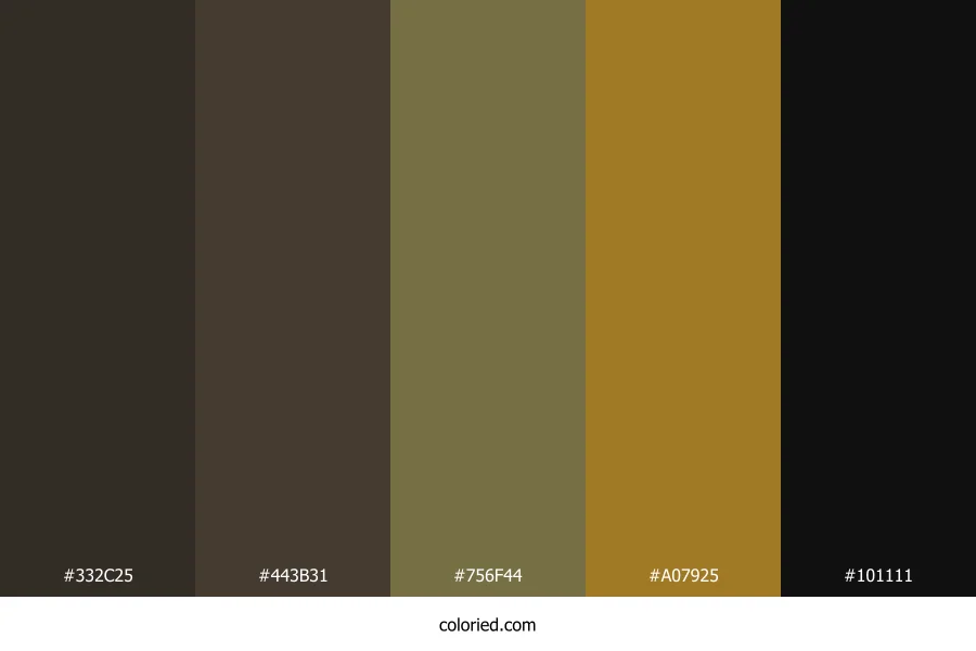Haunted Woods Floor Color Palette