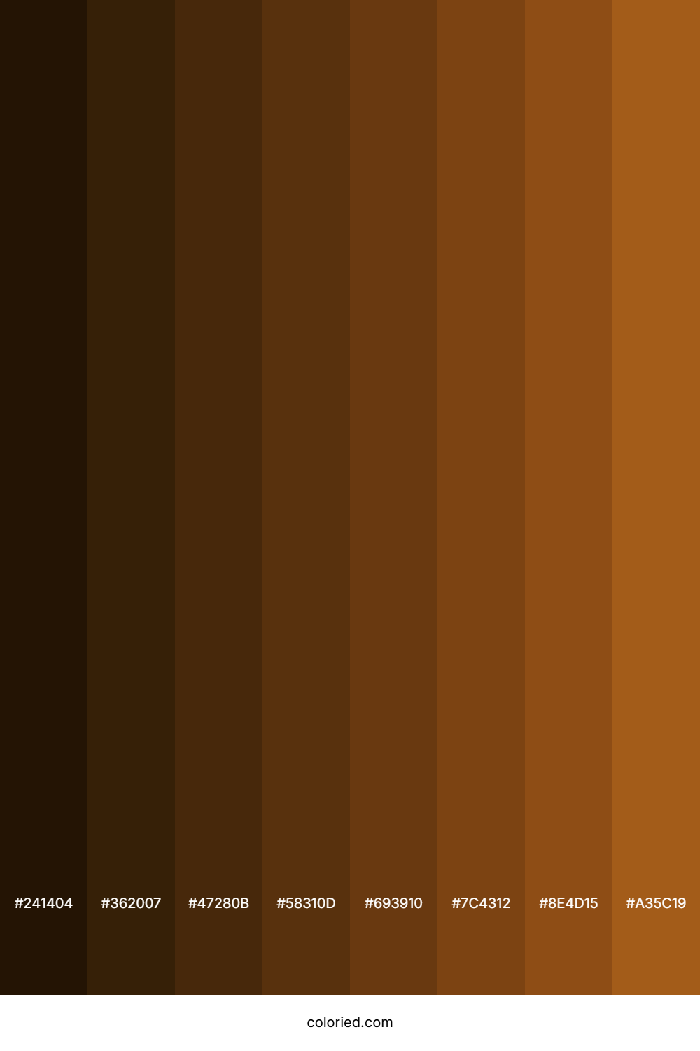 Hawaiian Tan Color Shades