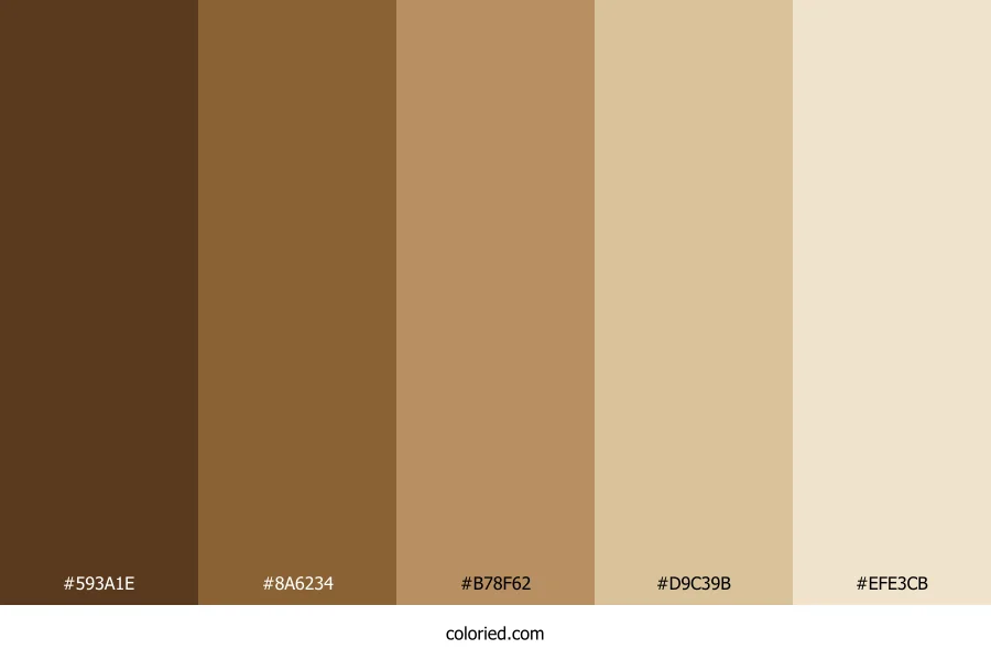 Hazel Nut Color Palette
