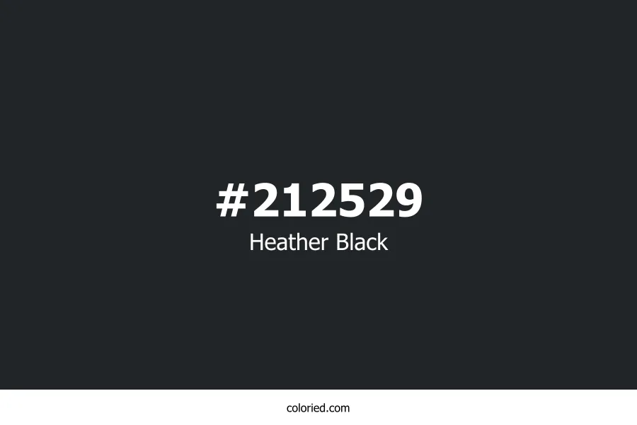 Heather Black Color