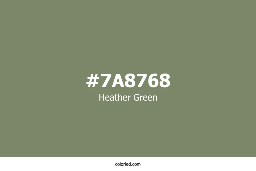 Heather Green Color