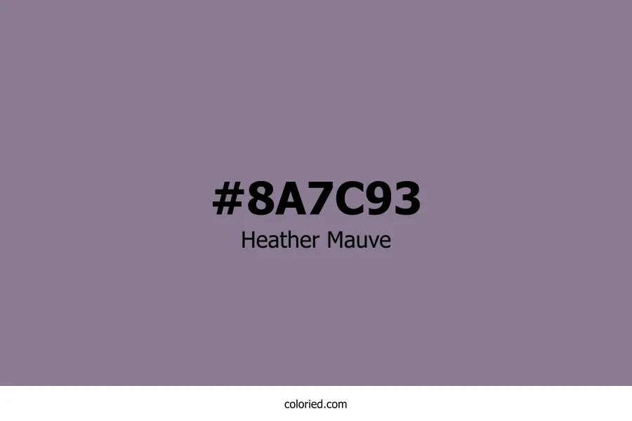 Heather Mauve Color