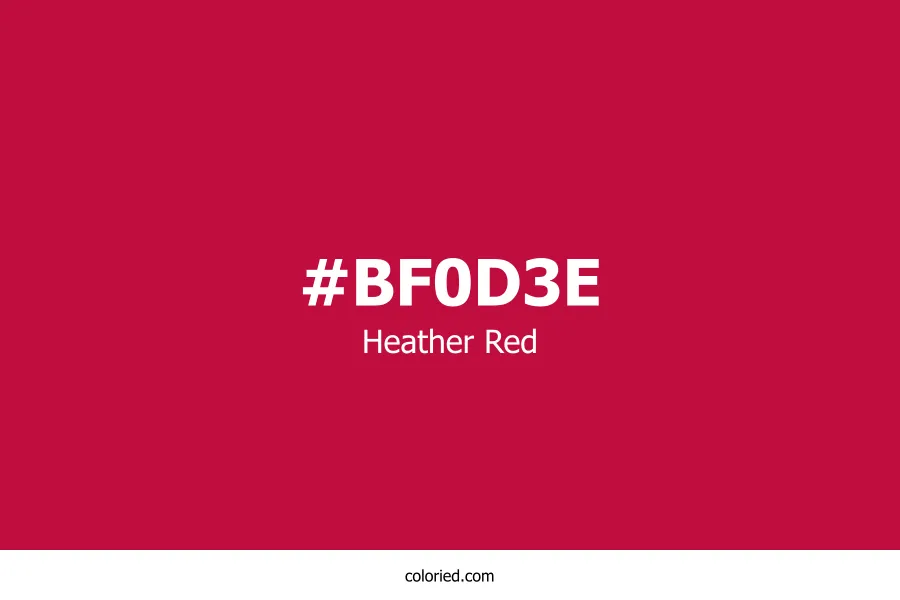 Heather Red Color