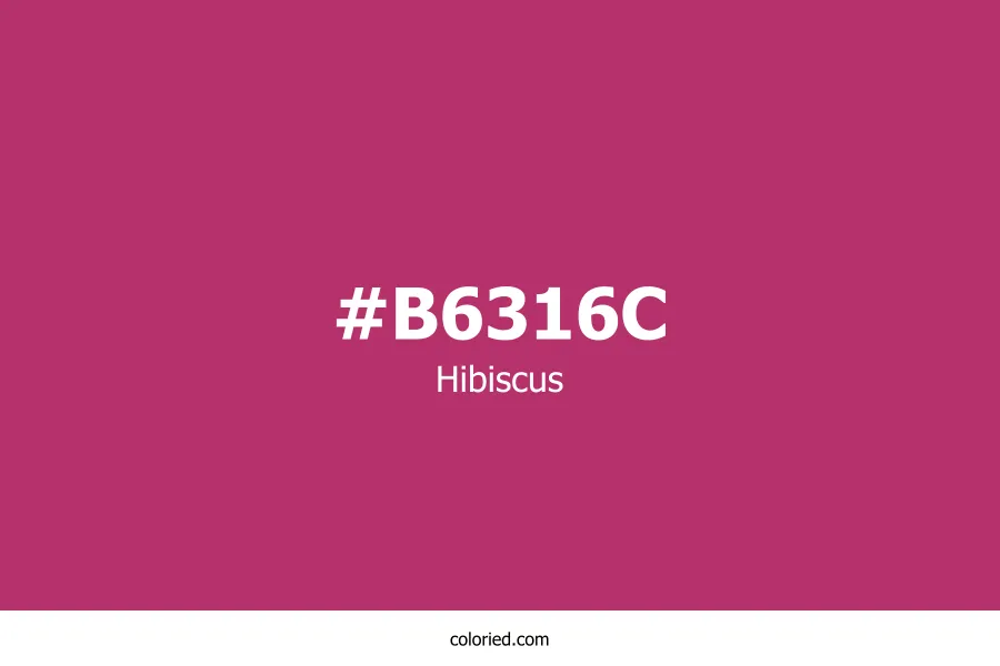 Hibiscus Color Hex Code