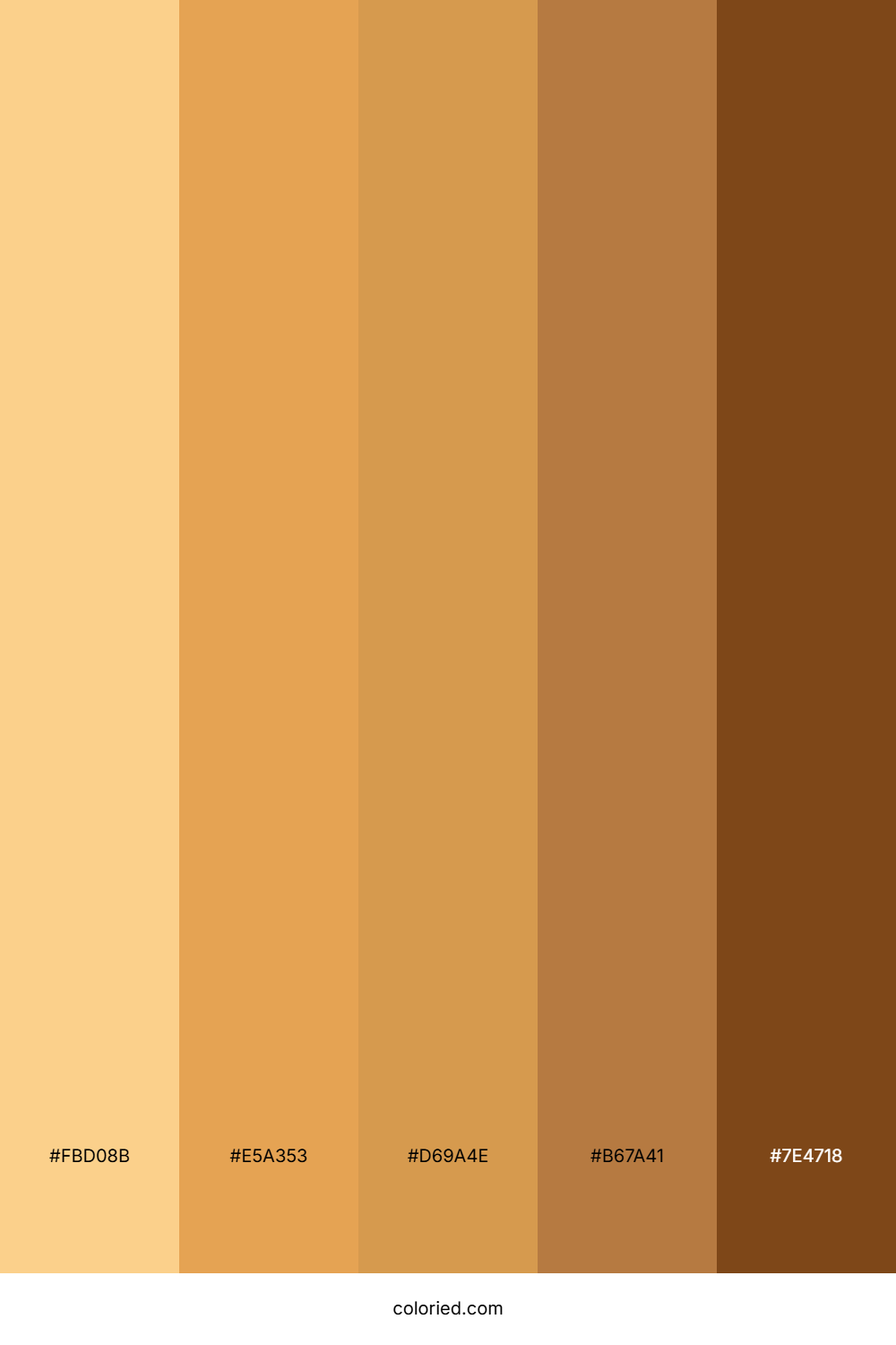 Honey and Almond Color Palette