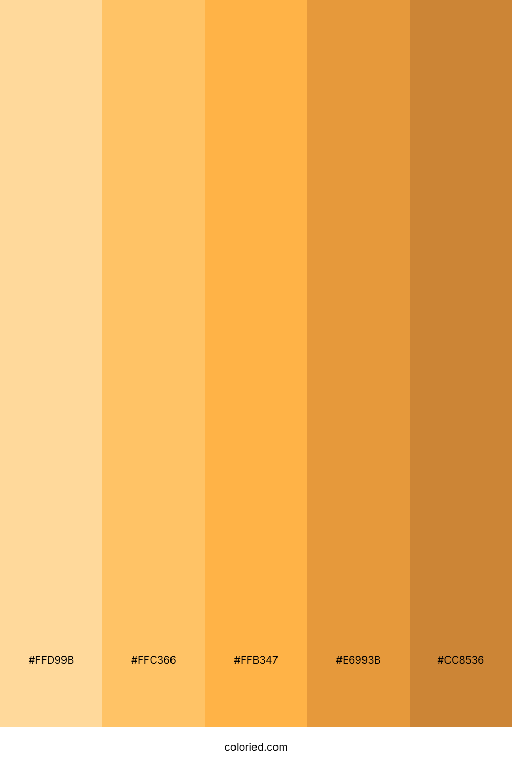 Honey Blond Color Palette