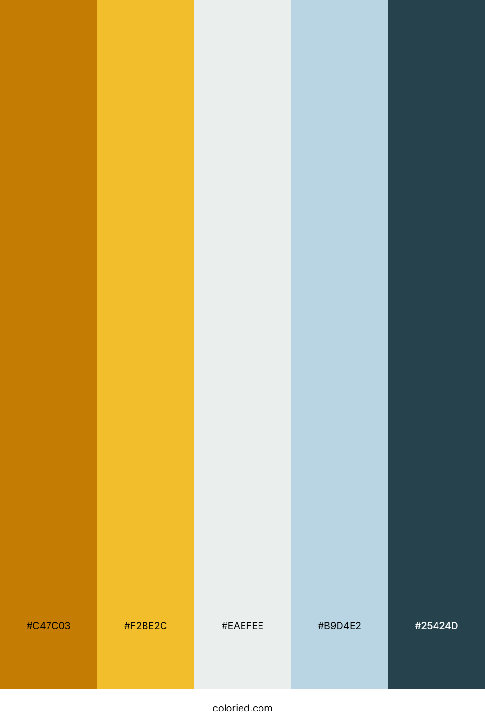 Honey Breeze Sky Color Palette