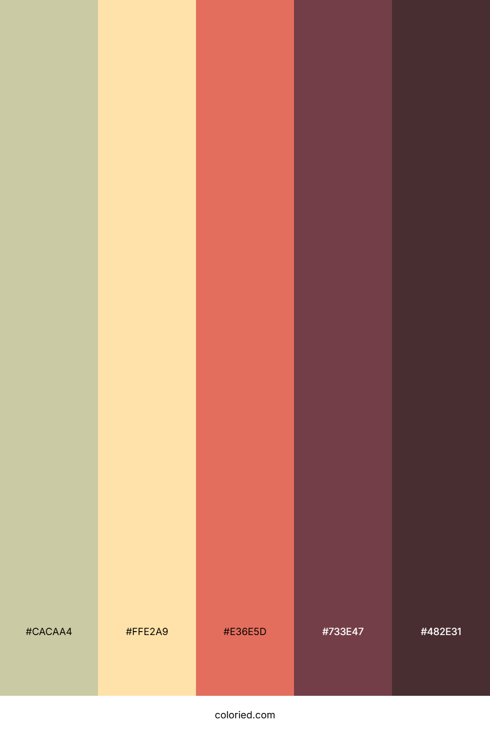 Honey Citrus Sunset Color Palette