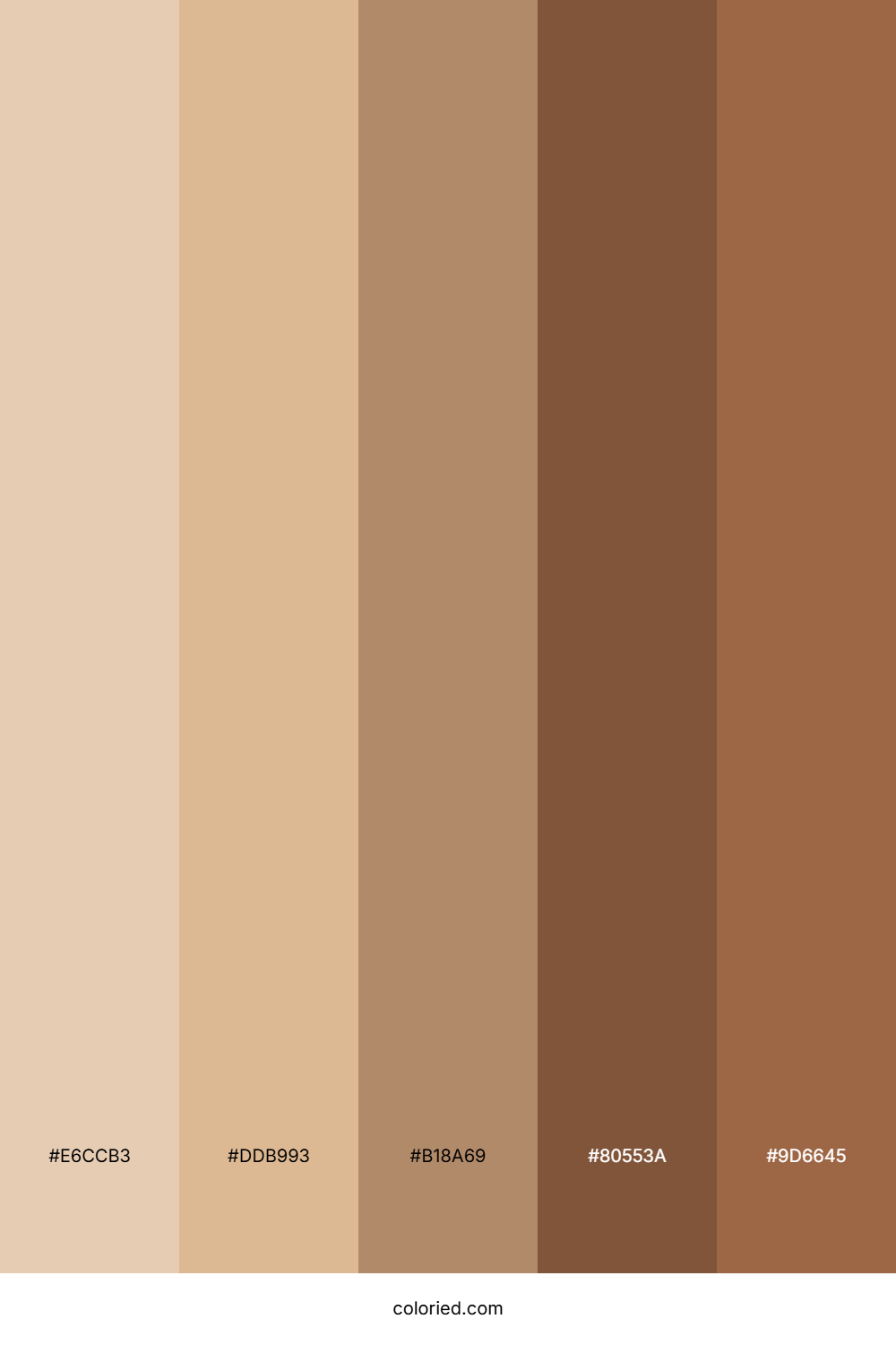 Honey Walnut Color Palette