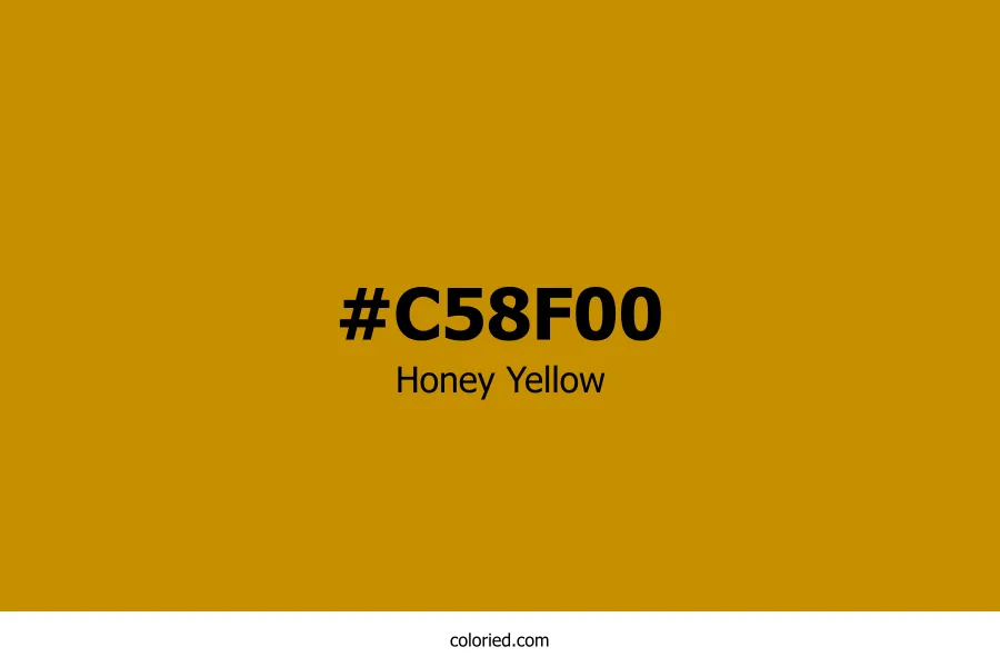 Honey Yellow Color