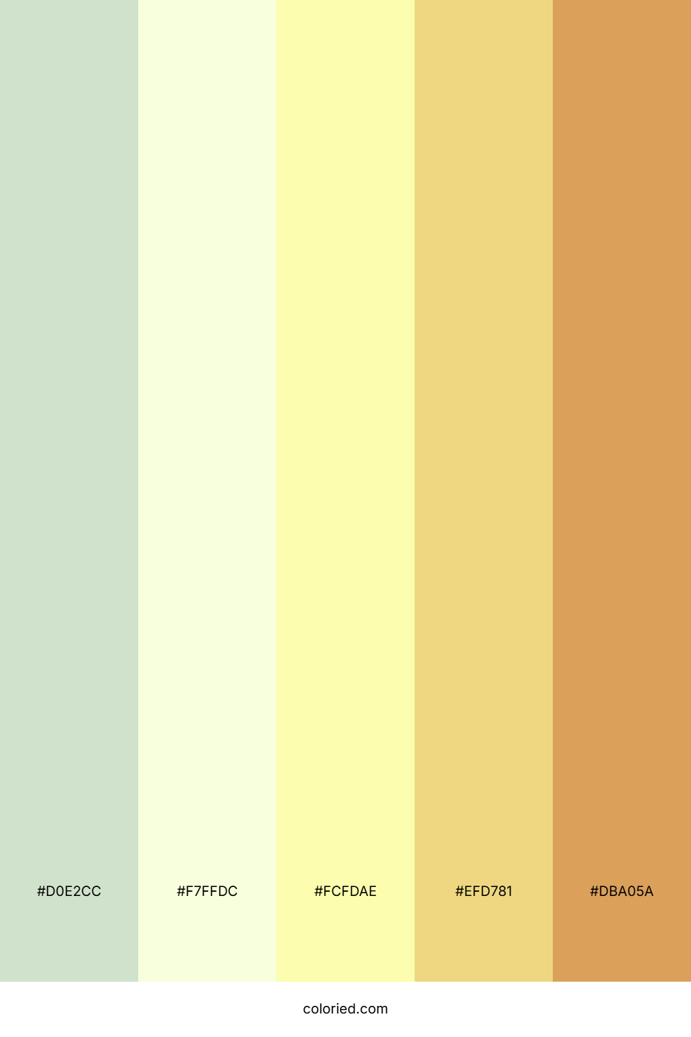 Honeydew Citrus Glow Color Palette
